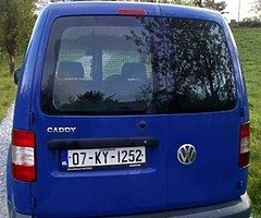 2007 VW Caddy 1.9 TDi. Price €1250. Read Description Below. Tax-CVRT expired 5 speed manual gearbox - Image 5/8