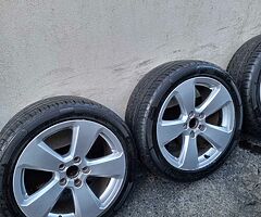 17" Audi Alloys Clean + Like new Tyres - Image 3/7