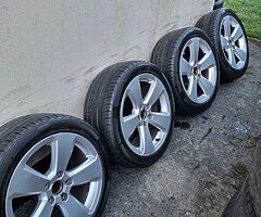 17" Audi Alloys Clean + Like new Tyres - Image 7/7