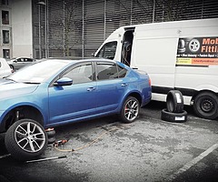 Mobile tyre unit. New tyres for sale. Dublin