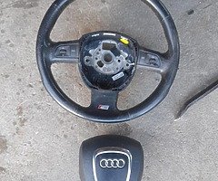 S line steering wheel and airbag