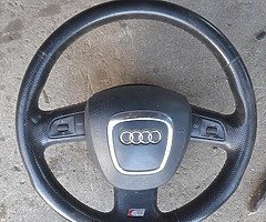 S line steering wheel and airbag