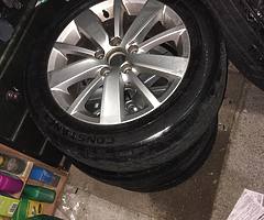 Vw golf alloys 5x112 (mint condition tyres)