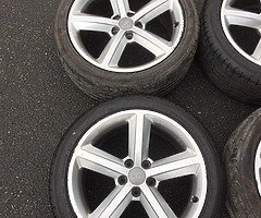 18’ Audi S line 5x112 alloy wheels