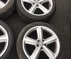 18’ Audi S line 5x112 alloy wheels - Image 3/7