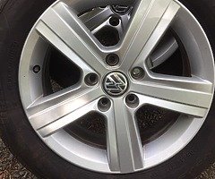 Genuine 16’ VW 5x112 alloy wheels