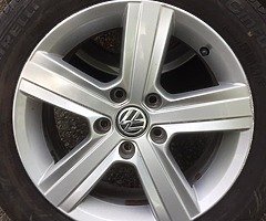 Genuine 16’ VW 5x112 alloy wheels