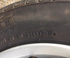 Genuine 16’ VW 5x112 alloy wheels - Image 7/9