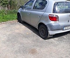 00 yaris 1 month tax 3 months test has past nct first time every year will need 2 tyres - Image 4/6