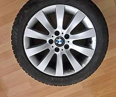 BMW 4 original 17 alloys with 80% tyres