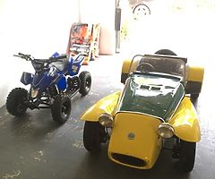 Rare barn find lotus 7 kids scale