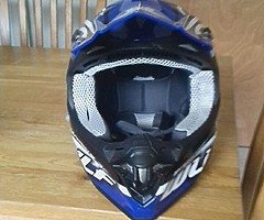 Wulf sport XL helmet.