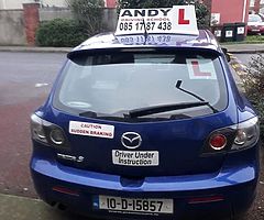 Car hire for driving test