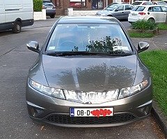 Honda civic 08 petrol 1.3 eco €280 tax per year 120 miles NCT July Tax June Good drive Easy pass NCT