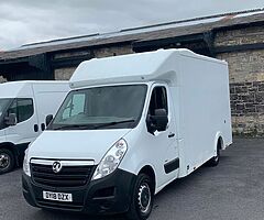 2018 Vauxhall Movano Low loader luton van - Image 1/4