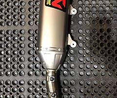 Akrapovic full system new 1.5 hours used