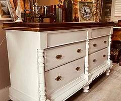 Upcycled Antique Double Chest of Drawers