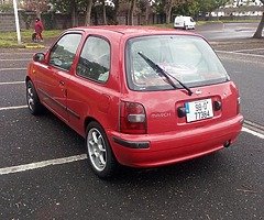 Red Nissan Micra