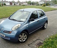 07 NISSAN MICRA 1.2 petrol,NCT-01.09.19