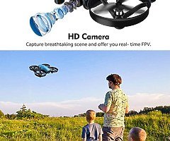 FPV RC Drone with Camera 720P HD, Portable Quadcopter 2.4G 6 Axis-Remote Control, Altitude Hold, He