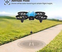 FPV RC Drone with Camera 720P HD, Portable Quadcopter 2.4G 6 Axis-Remote Control, Altitude Hold, He