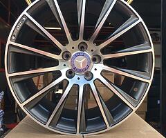 ALLOY WHEELS Mercedes twist 19” staggered brand new