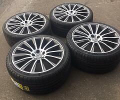 ALLOY WHEELS Mercedes twist 19” staggered brand new