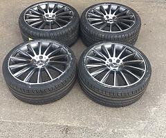 ALLOY WHEELS Mercedes twist 19” staggered brand new - Image 3/4