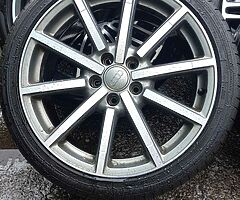 Audi a3,vw skoda 18inch genuine alloy wheels with tyres for sale - Image 4/7