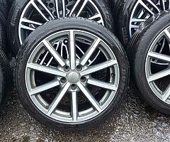 Audi a3,vw skoda 18inch genuine alloy wheels with tyres for sale - Image 5/7