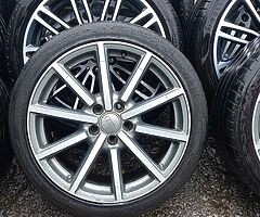 Audi a3,vw skoda 18inch genuine alloy wheels with tyres for sale - Image 7/7