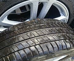 Mercedes 17inch genuine alloy wheels with good Michelin tyres for sale - Image 3/5