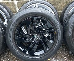 Land rover 18inch genuine alloy wheels with good tyres for sale - Image 5/8