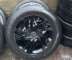 Land rover 18inch genuine alloy wheels with good tyres for sale - Image 6/8