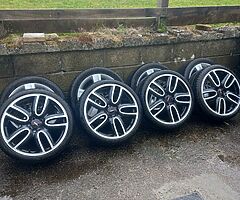 Mini Cooper 19inch genuine alloy wheels with good tyres for sale - Image 10/10