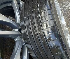 Audi a3,vw,skoda 18inch genuine alloy wheels with new tyres for sale fits on the Vw caddy van too - Image 8/10