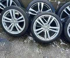 Audi a3,vw,skoda 18inch genuine alloy wheels with new tyres for sale fits on the Vw caddy van too - Image 10/10