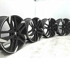 Peugeot alloy wheels 18'' 5x108 - Image 4/5