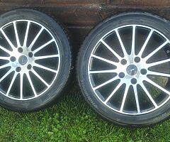 R17 5X120 BMW VW TRANSPORTER INSIGNIA WHEELS