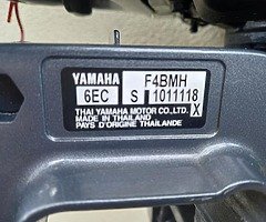 4-stroke  outboard  Yamaha-4 hl