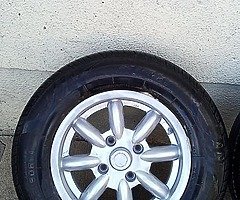 4x114 alloy wheels tidy set of wheels 4 nearly new tyres - Image 4/10