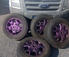 Ford transit set alloys wheels - Image 4/10