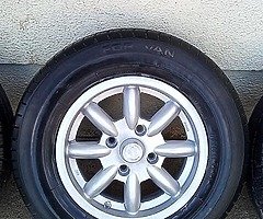 4x114 alloy wheels tidy set of wheels 4 nearly new tyres - Image 10/10