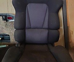 Weds AAR bucket seat and rail