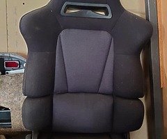 Weds AAR bucket seat and rail