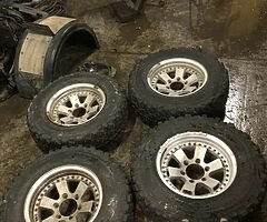 Jdm 4x4 alloys split rims r16