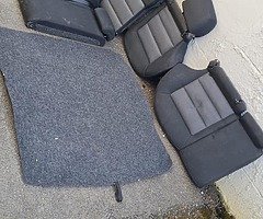 rear seat Skoda octavia 2