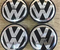 Volkswagen alloy wheel centre caps 65 MM