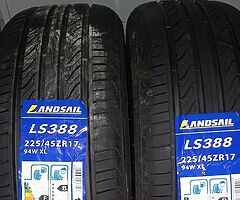 225/45/17 tyres new