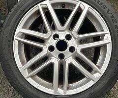 Genuine Audi alloys  245/45/18 5x112